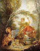 Jean-Honore Fragonard The See-Saw France oil painting artist